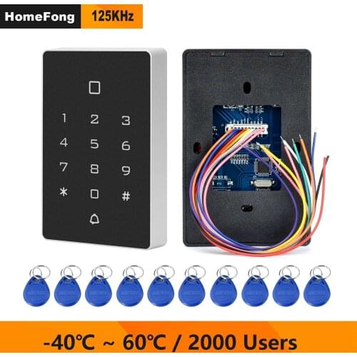 HomeFong OutDoor RFID Keypad Access Controller Door Access Control System for Electronic Lock Support Password / Swiping ID Card