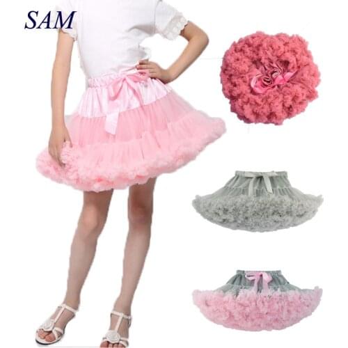 Baby Girls Tutu Skirt Fluffy Children Ballet Kids Pettiskirt Baby Girl Skirts Princess Tulle Party Dance Skirts For Girls