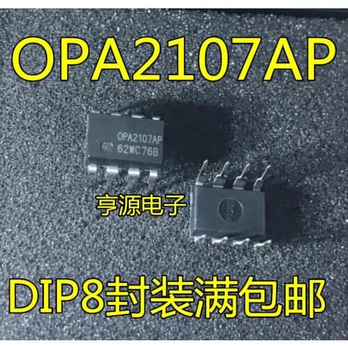 10PCS OPA2107 OPA2107AP DIP-8