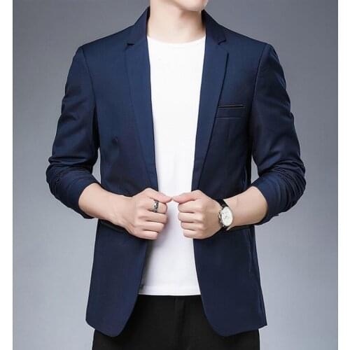 2020 Fashion Men Casual Blazers Autumn New Mens Suits Coats Business Blazers Coat Male