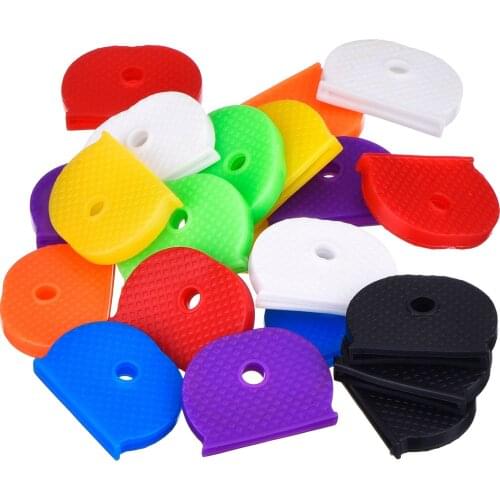 ICON 24 Key Caps With Flexible Key Cover For Easy Identification Of Door Keys, Multicolor