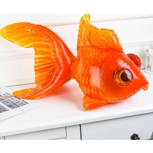 3D Three-Dimensional Goldfish Balloon Aquarium Fish Realistic Simulate Tank Decoration Toy Aluminum Film Balloon Adult Kid Party
