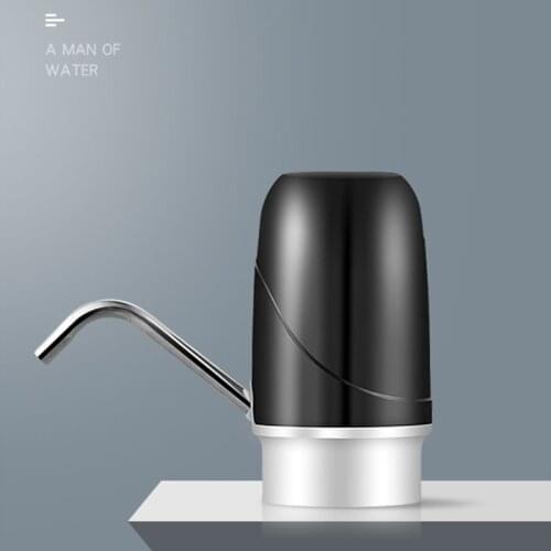 Universal Electric Drinking Water Pump with Soft Silicone Water Pipe One-button Operation Used for Dorm Office Home Camp