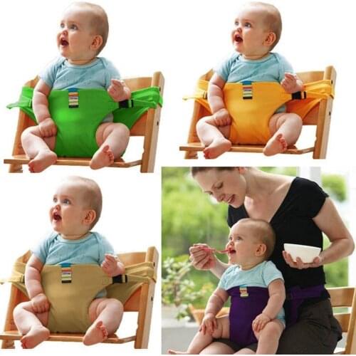 Baby Dining Chair Safety Belt Portable Seat Lunch Chair Seat Stretch Wrap Feeding Chair Harness baby Booster Seat