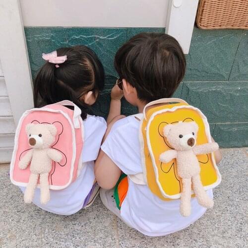 Childrens school bag ins tide kindergarten mini backpack cartoon cute baby small backpack kids kawaii backpack