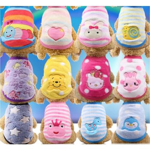 Pet Puppy Cat Coats Jacket Warm Fleece Dog Costumes Clothes for Small Dogs Chihuahua Yorkshire Clothing Dog Coat Clothes