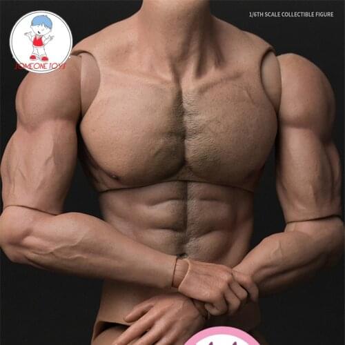 1/6 scale male body model Durable body 33cm brawny version Worldbox AT027 men muscle strong body Figure