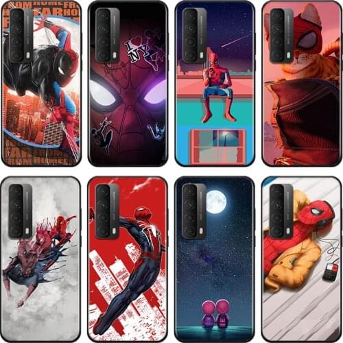 Marvel Spider-Man For Huawei Y9A Y9S Y9 Y8P Y8S Y7A Y7P Y7 Y6 Y6P Y6S Y5P Y5 Prime Pro 2019 2020 Soft Phone Case