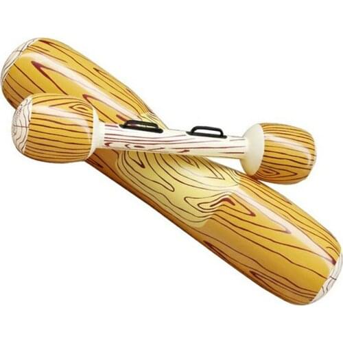 Inflatable water on the touch-wood swimming ring game play floating row blow stick thickening durable mount