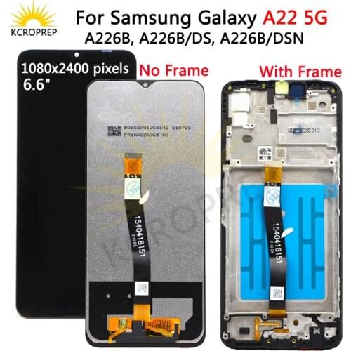 Original For Samsung Galaxy A22 5G SM-A226B A226 LCD Display Touch Panel Screen Digitizer Assembly For Samsung A22 5G Pantalla