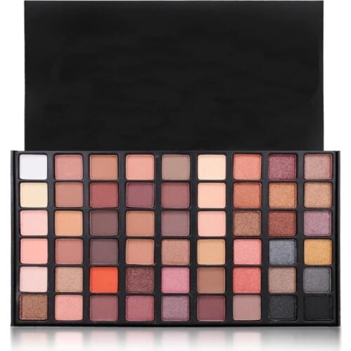 Brown 54 Color Eye Shadow Palette