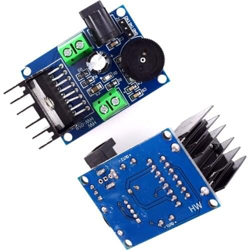 TDA7297 Amplifier Board 15W+15W 2.0 Channel DC 6-18V Audio Power AMP with Volume Control Sound Board for Speakers