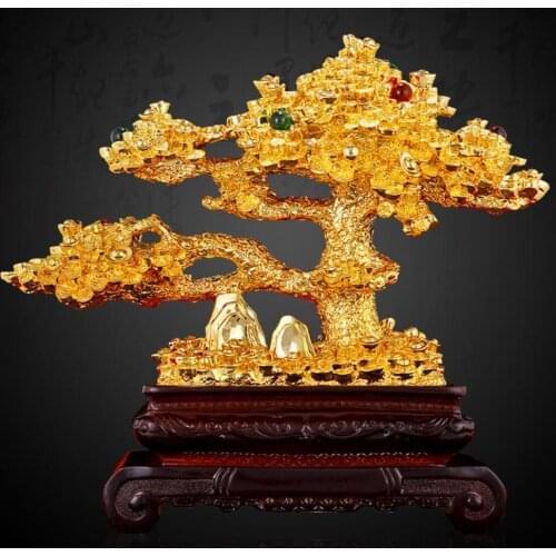 Get rich get rich Cash tree furnishes furniture living room office decorative arts and crafts opening gifts