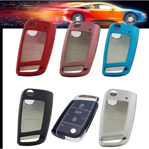 Purple black Smart TPU Key Cover Fob Case for Mercedes Benz 16-18 E S Class