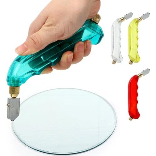 Sharp Knife Wheel Glass Cutter DIY Repair Cutting Tools Single Diamond Professional Tile Mirror Color Random Hard Alloy