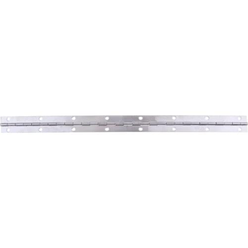 Silver High Polished Surface Boat Accessory 15'' X 1'' Piano Hinge for Boat Yacht Marine