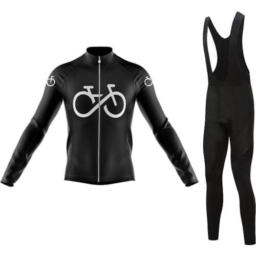 SPTGRVO Tricotas De Ciclismo Hombre Long Sleeve Cycling Jersey Set 2021 Autumn/Spring Cycling Clothes Bike Suit Road Bicycle Kit