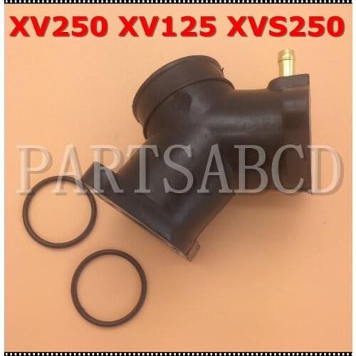 Carburetor Intake Manifold Air Joint Boot Connector For Yamaha Virag XV250 XV125 ATV 250CC