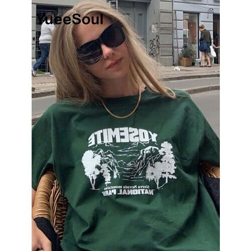 Женские хлопковые футболки Yueesoul China At AliExpress