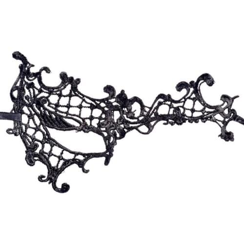 Lady Sexy Lace Mask Cutout Eye Mask for Masquerade Party Mask Carnival Hollow Fancy Dress Costume Cosplay Mask Women Masque Hot