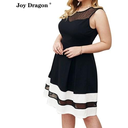 Women Plus Size Dress Lace Sleeveless Robe Femme Kleider Damen Ropa De Mujer Sukienki Damskie Vestito Donna Zomerjurk Dames