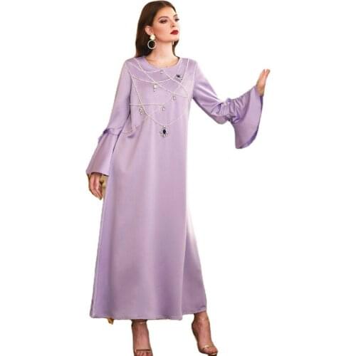 Kaftan Abaya Dubai Satin Muslim Fashion Dress Islam Clothing Maxi Dresses Abayas for Women Robe Longue Femme Musulman De Mode