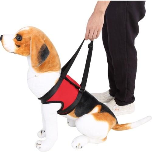 Front Rear Legs Dog Lift Assist Support Harness Feet Tail Holder Walking Aid Vest For Canine Assist Elderly Sick Injured Dog Pet