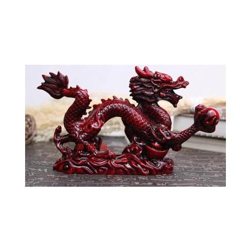 Zodiac dragon Household study decoration masc crafts sculpture decoration statues Home furnishing pieces resin