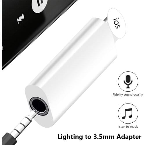 2 In 1 Charging Splitter Adapter Headphone Type C USB C To Lighting Adapter Lighting To 3.5mm Jack For IPhone 11 12 Pro X XS