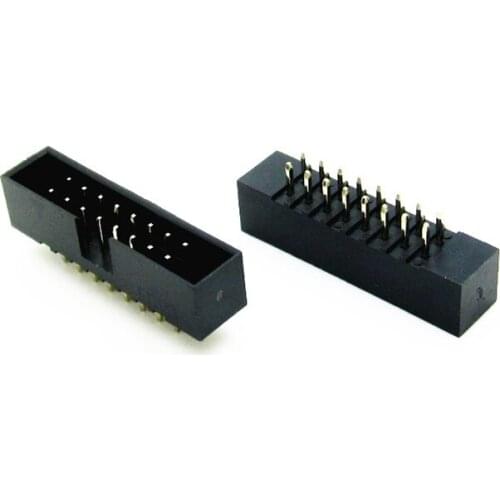 20 PCS Directly Needle 2.0 MM Spacing Simple And Easy Ox Horn Seat JTAG Socket ISP Interface DC 3 10P 14P 16P 20P