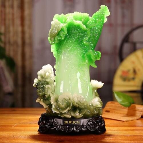 Home accessories desk decoration Feng shui furnishing articles Four seasons make a fortune furnishing articles