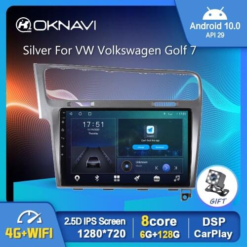 OKNAVI Android 9.0 Car Radio For VW Volkswagen Golf 7 LHD 2013-2017 GPS Stereo Auto Player Carplay DSP 6G 128G Video Out No DVD