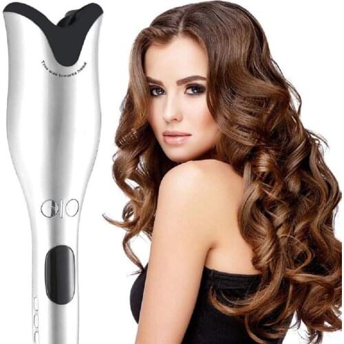 Automatic Hair Curler Wireless Ceramic Curling Iron Tongs Air Curler Curling Wand Hair Waver Styler Tools Portable Hair Crimper