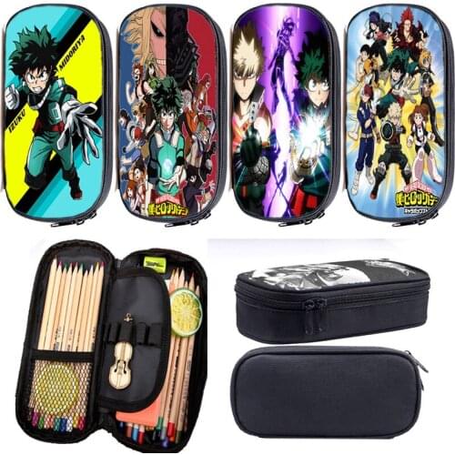 My Hero Academia Seson 5 Pencil Case Cosmetic Case Zipper Pencil Box Pen Case Anime Deku Pen Bag School Storage Bag Pencil Pouch