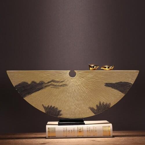 New Chinese Resin Zen Ornaments Home Livingroom Figurines Decoration Hotel Porch Furnishings Crafts TV Cabinet Accessories Decor