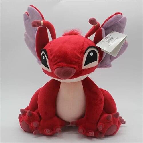 Disney Lilo & Stitch #29 Red Leroy 28cm Cartoon Animal Soft Stuffed Cotton Dolls Plush Peluche Toys For Kids Gift