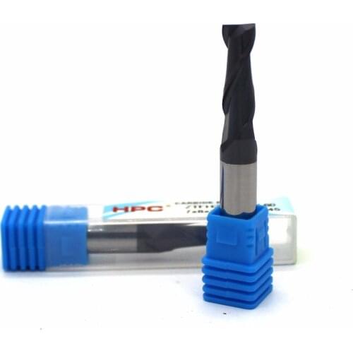 Router bit 7*8*60 with 2 flutes HRC 45 square flatted mill cutter tungsten carbide end mills CNC machine milling tools