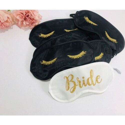 Personalized cute glitter eyelash Sleep Masks - Bachelorette Party Favors - Bridesmaid Sleep Masks - Cute Bridesmaid Gift Ideas