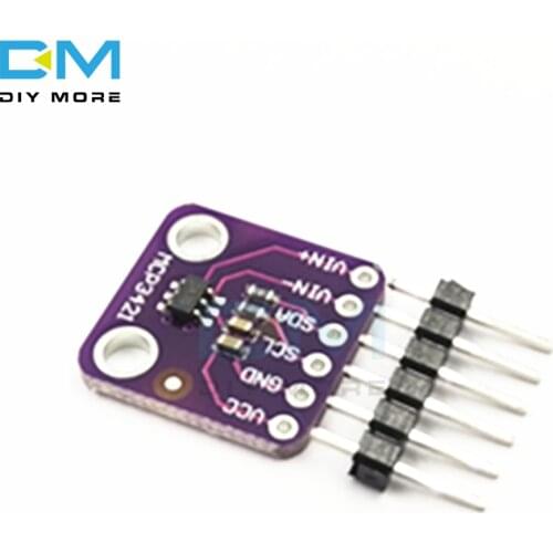 MCP3421 I2C SOT23-6 delta-sigma ADC Evaluation Module Board For PICkit Serial Analyzer Module