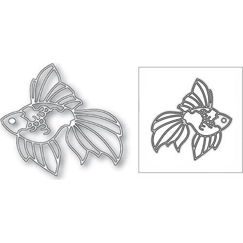 New Lovely Little Goldfish 2020 Metal Cutting Dies for DIY Scrapbooking and Card Making Decorative Embossing Craft No Stamps