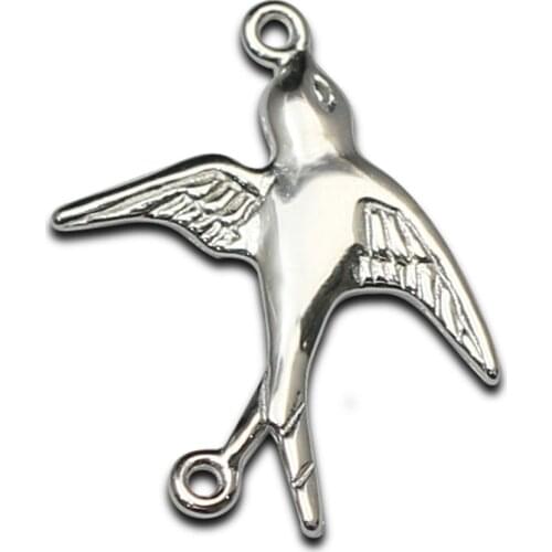 Beadsnice 925 Sterling Silver Fly Bird Pendant Charm Fashionable Necklack ID 36304
