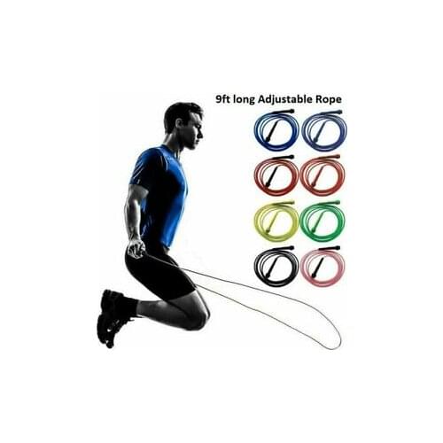 1pc Professional Speed Jump Rope Men Women Gym Pvc Skipping Rope Adjustable Fitness Equipment Muscle Boxing Mma Training