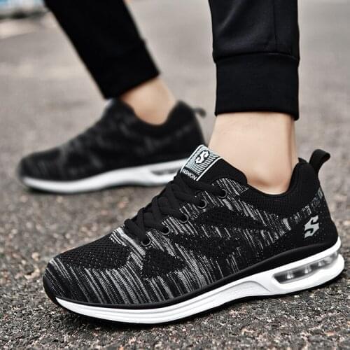 Sapato trainers shoe comfortable sneaker knitting informales casuales casual white hot Light spring roller mens man lightweight