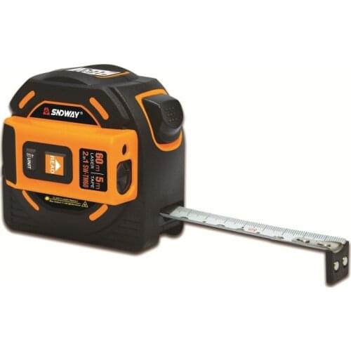 SNDWAY new Laser distance meter Tape rangefinder multi function Self-Locking Hand Tool Device SW-TM40 SW-TM60
