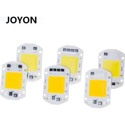 6PCS LED COB Chip Bulb 10W 20W 30W 50W 220V Real Power Input IP65 For Outdoor LED lamp Bulb FloodLight Cold Warm White