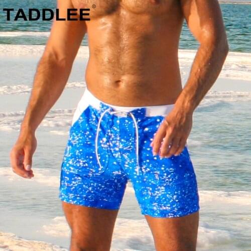 Taddlee Sexy Swimwear Men Swimsuits Swimming Briefs Boxer Board Shorts Bathing Suits Bikini