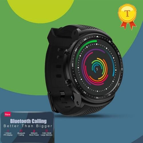 Newest update 3G GPS WiFi Smart watch MTK6580 Quad Core 1GB/16GB Bluetooth call 1.53" Wristwatch Nano SIM Heart Rate smartwatch
