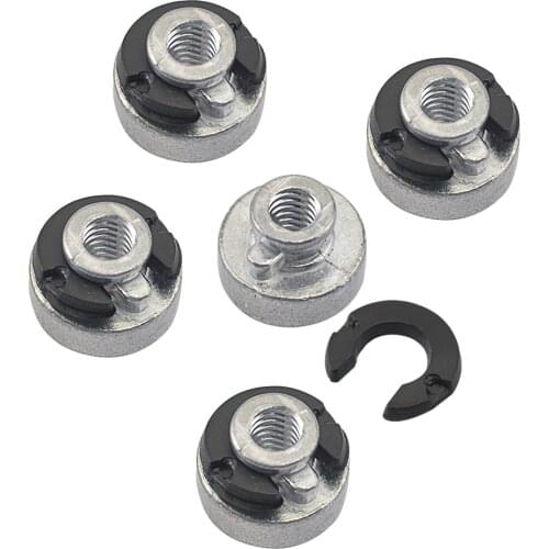 5pcs Rear Fender Seat Nut Seat Mounting Kit Fits for Harley Sportster Touring Softail Dyna1996-2019