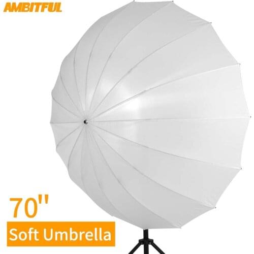 Godox 70" 178cm White Translucent Soft Umbrella Studio Lighting Light Translucent Umbrella with Large Diffuser Cover