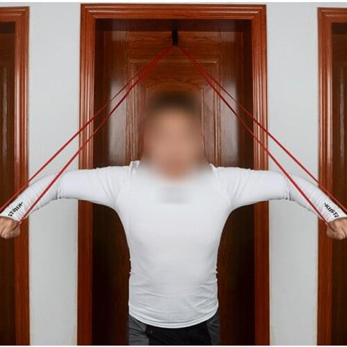 1 pcs Home Fitness Resistance Bands Over Door Anchor Elastic Bands Arm strength Pull Rope Yoga Accessories Unisex